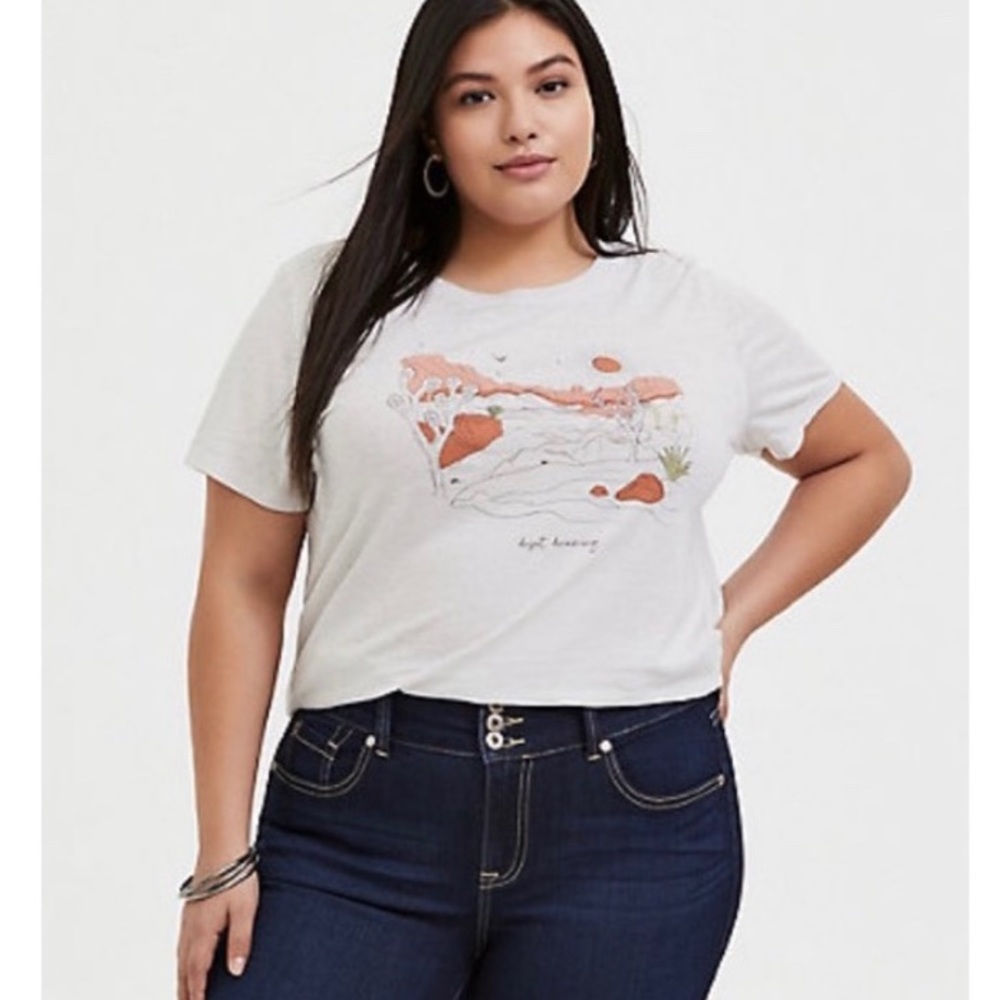 TORRID Desert Dreaming Classic Fit Crew Tee